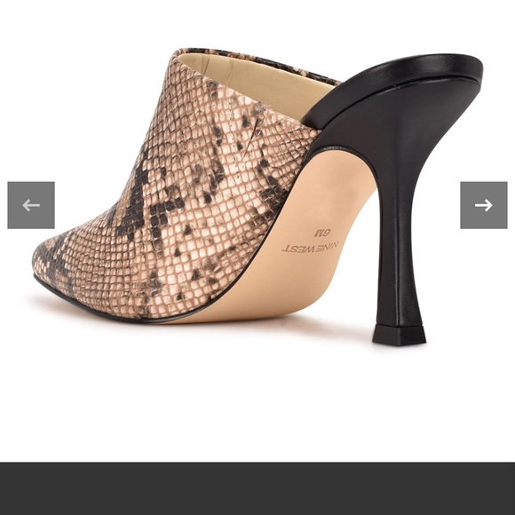 Nine west Ciao high heel mules shoes - Picture 4 of 8